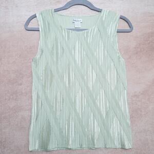 Nicola Petite Textured Pleated Tank Top PM